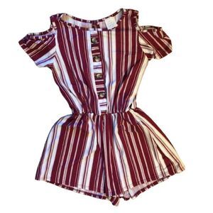 Cold-Shoulder Romper 